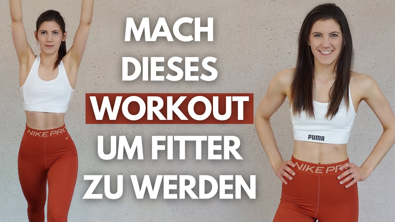 15 MIN GET FIT Workout 💪🏼 Ganzkörper Workout mit Nicht-Springer-Varianten |  Tina Halder
