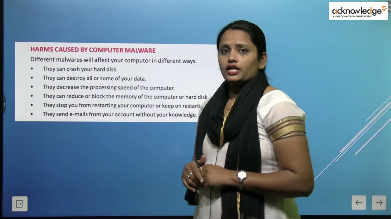 ACKNOWLEDGE COMPUTER CLASS 5 CHAPTER 6 SAFEGUARD YOUR COMPUTER