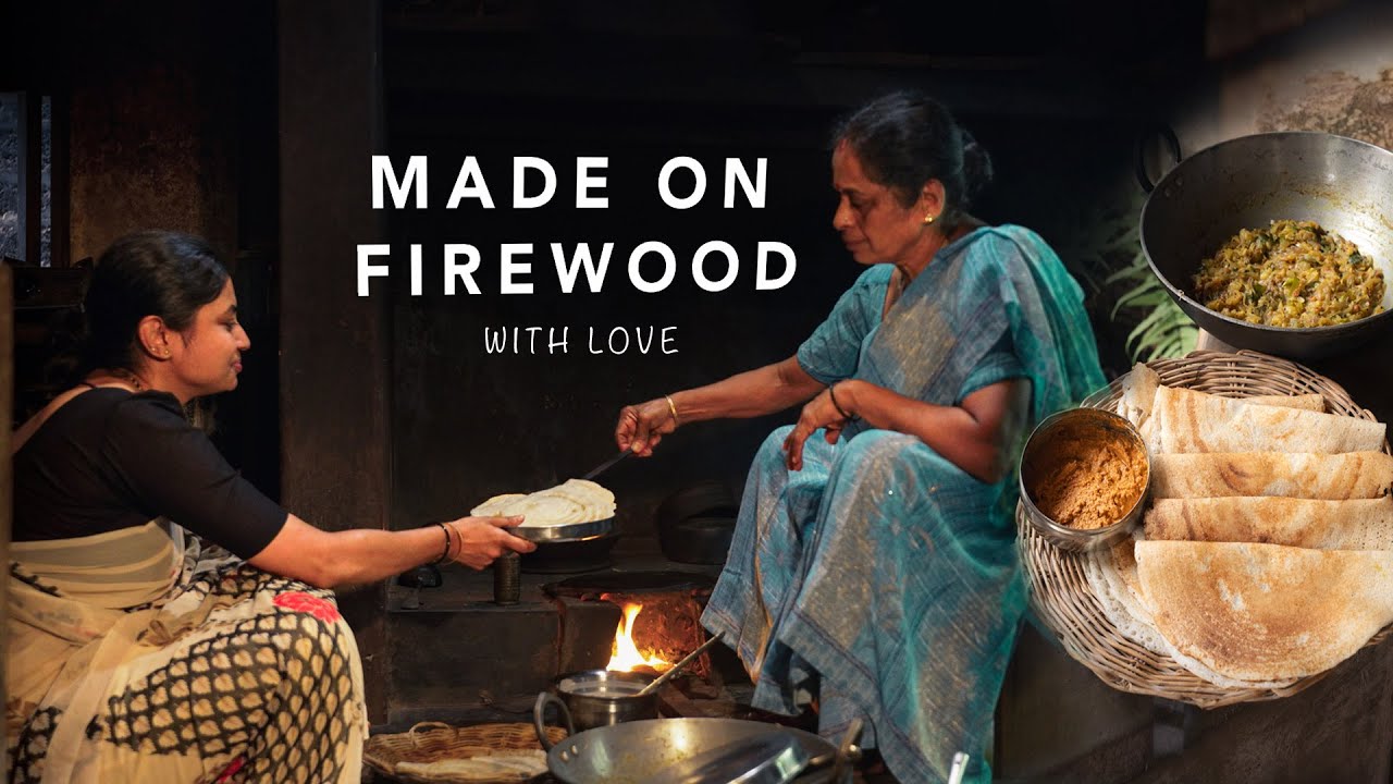 Firewood Masala Dosa | Traditional Village Cooking