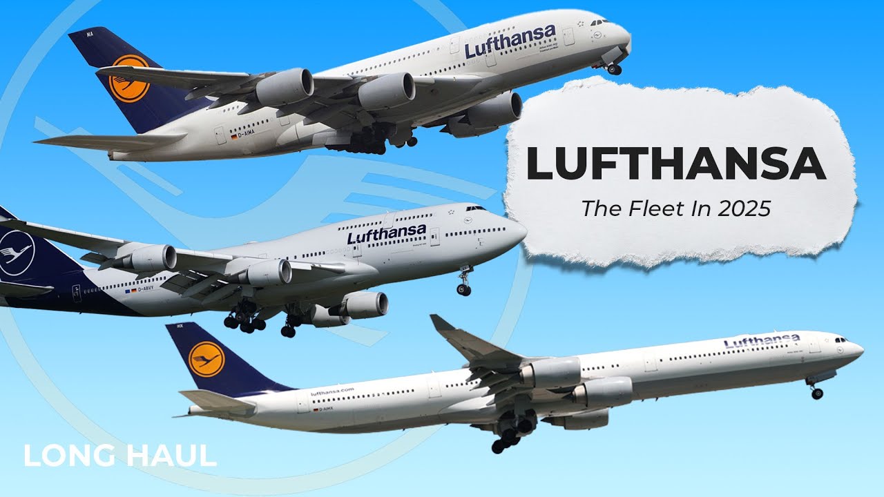 STILL Operating 3 Types Of Quadjets! The Lufthansa Fleet In 2025