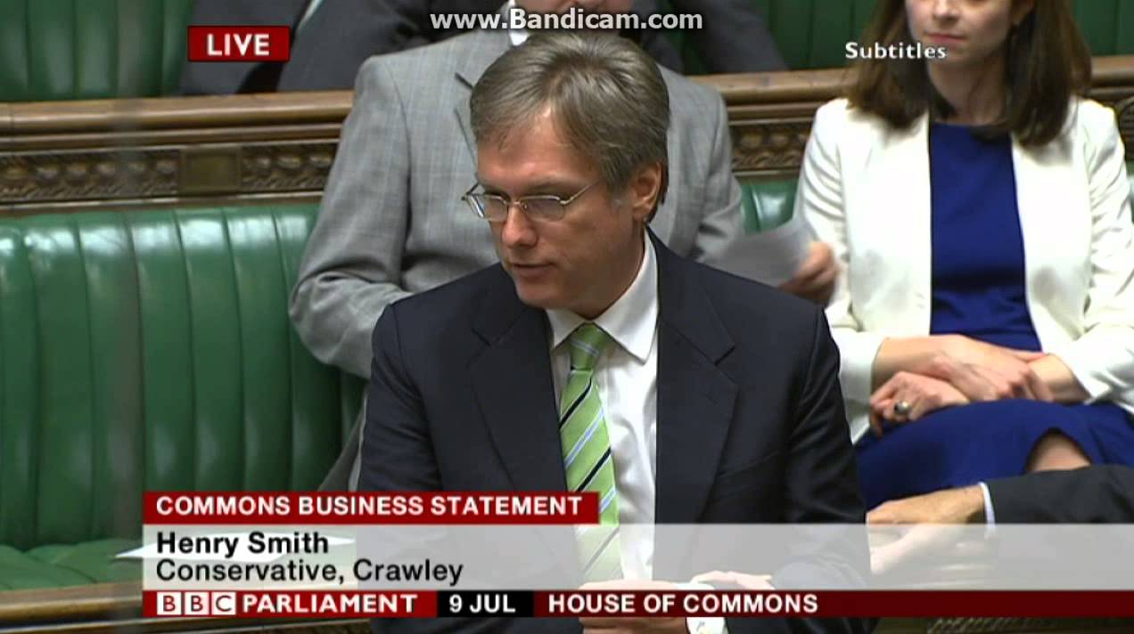 Henry Smith MP calls for Parliamentary debate on aerotoxic syndrome