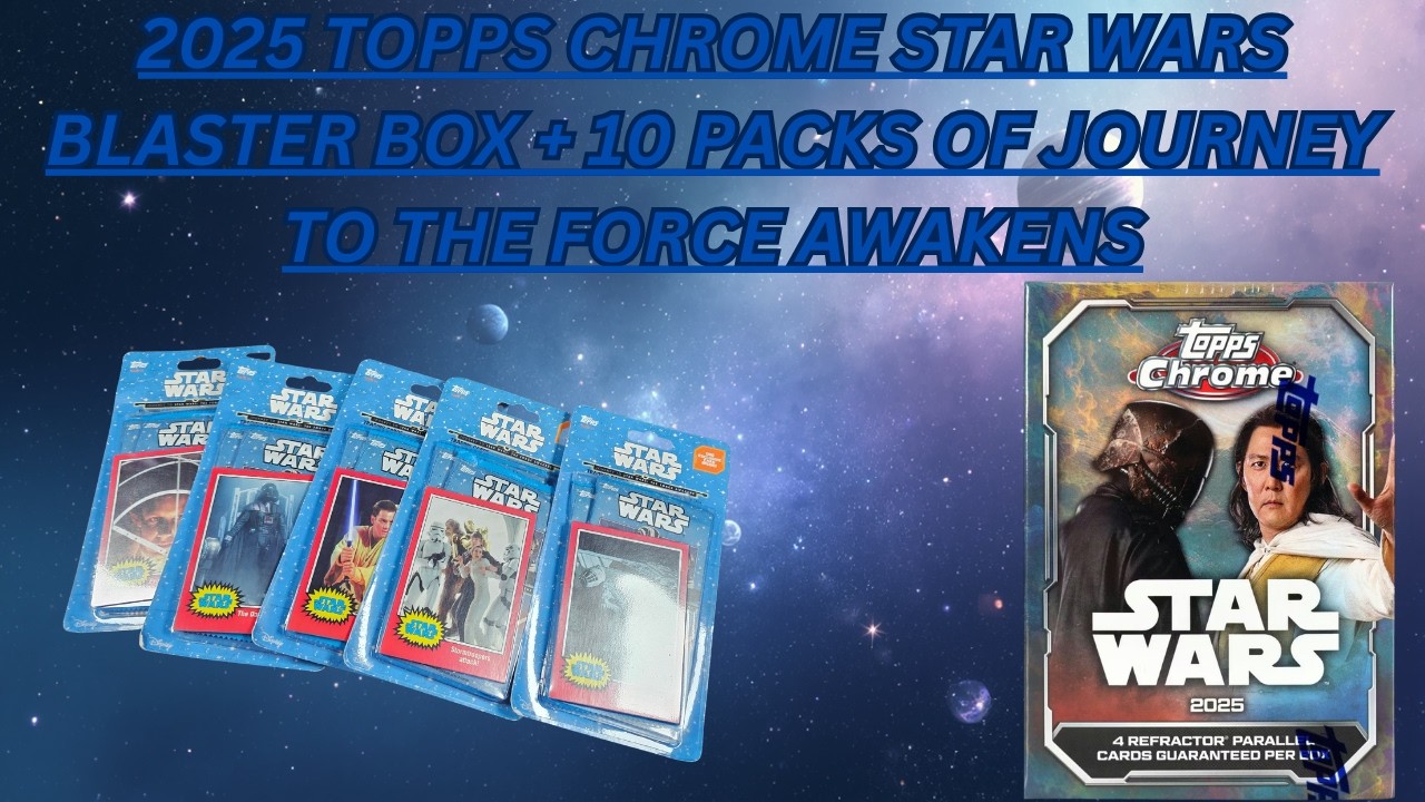 An Auto? In a Blaster Box? The Force is Strong in This One 2025 Topps Chrome Star Wars