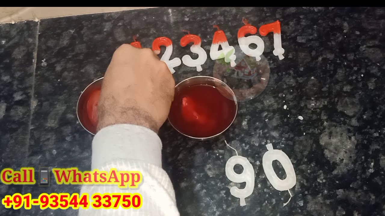 Birthday Candle Making Business at Home for beginners | 123 Number candle Mold  9891174712
