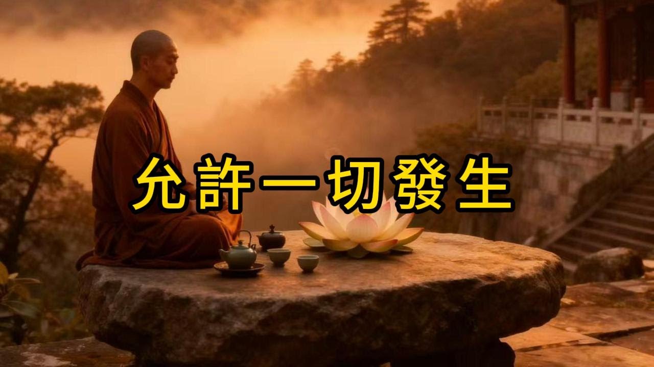 越控制越失去，學會放手，允許一切，世界自會溫柔