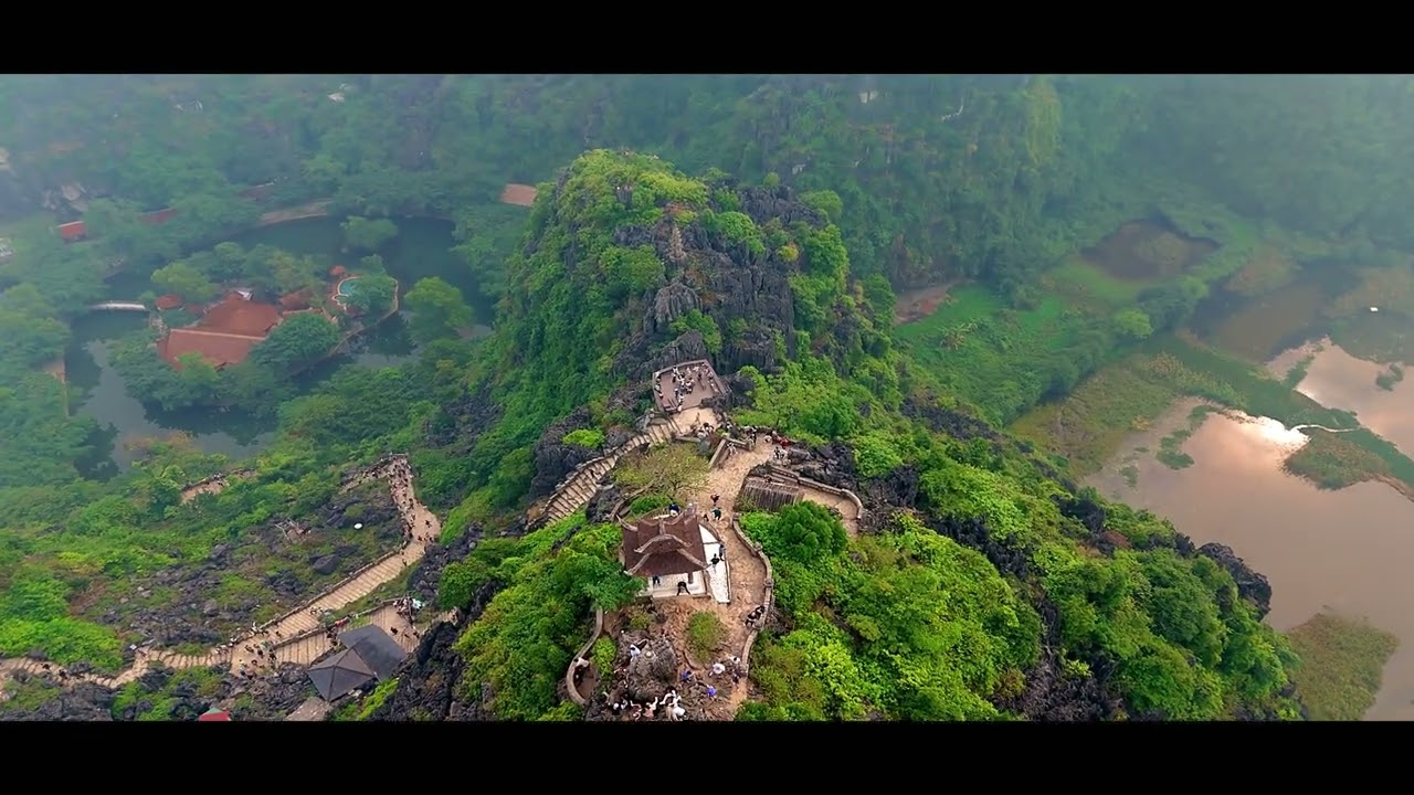 Lying Dragon Mountain Ninh Binh Vietnam DJI Flip