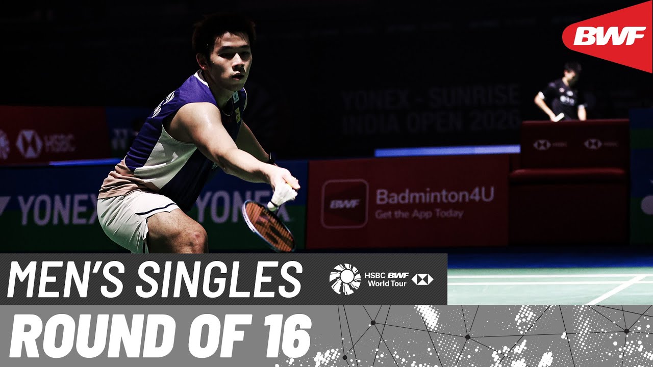 YONEX-SUNRISE India Open 2026 | Lu Guang Zu (CHN) vs Kunlavut Vitidsarn (THA) [2] | R16