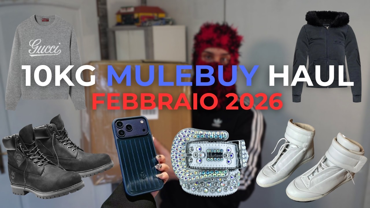 10KG MULEBUY HAUL FEBBRAIO 2026 (TIMBERLANDS, BALENCIAGA, MM FUTURE, BB SIMON, RIMOWA)