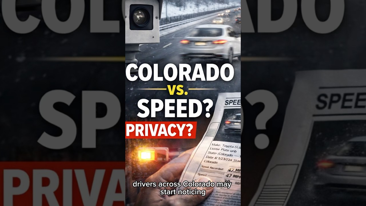 Explained: Colorado Speed Cameras: Safety or Big Brother? 🚗📸 #colorado #CDOTcameras #privacy