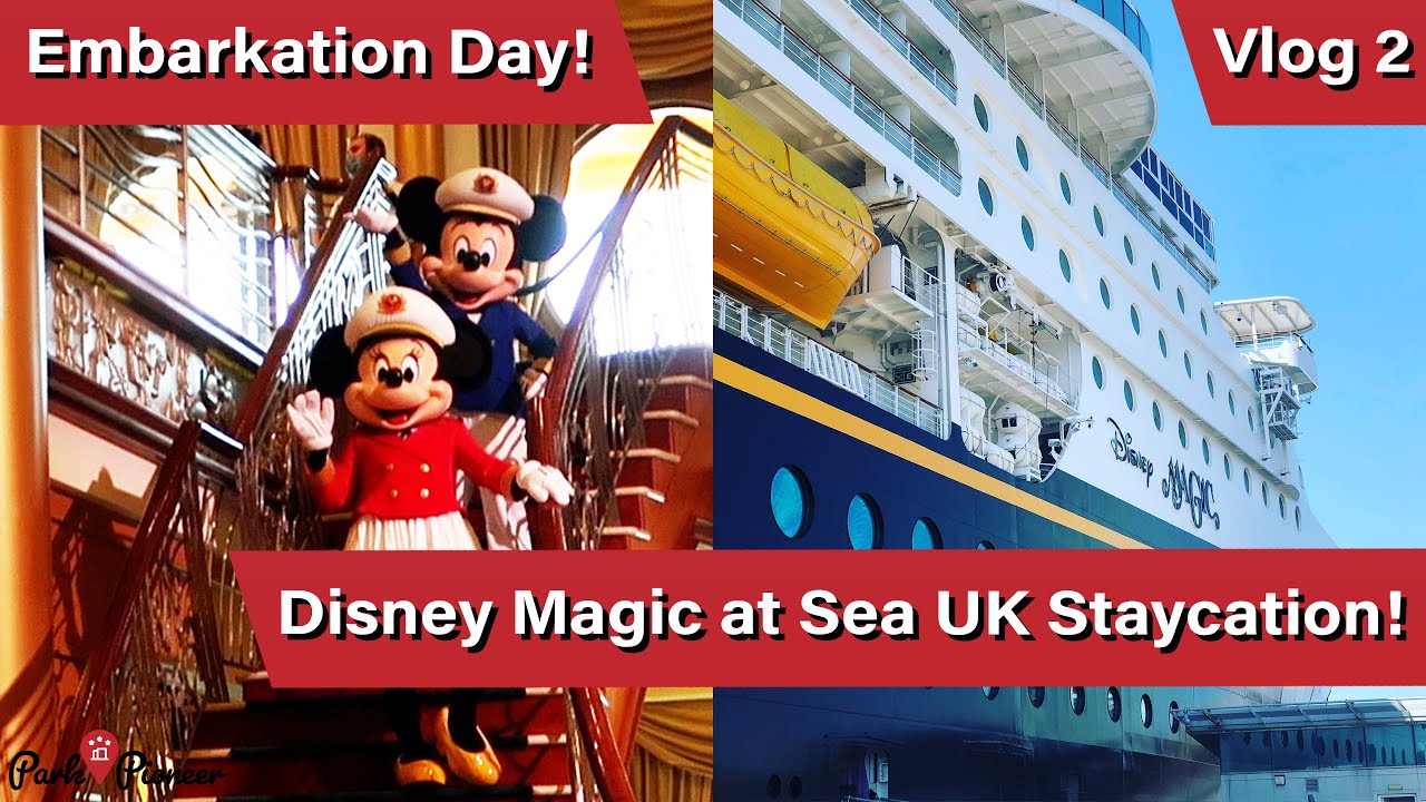 Embarkation Day! Vlog 2 - Disney Magic at Sea UK Staycation Cruise!