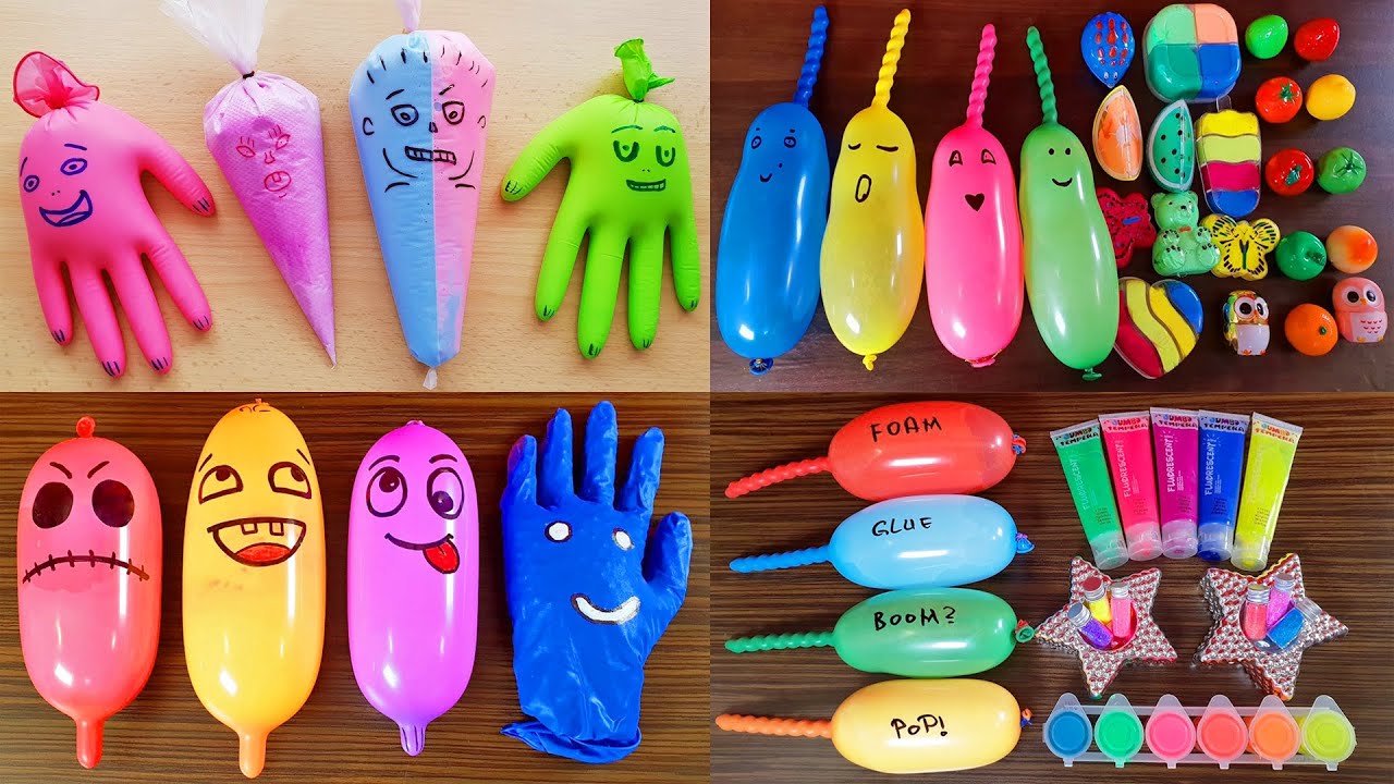 Slime Making and Mixing - Satisfying & Relaxing When Stressed Or Sleepy