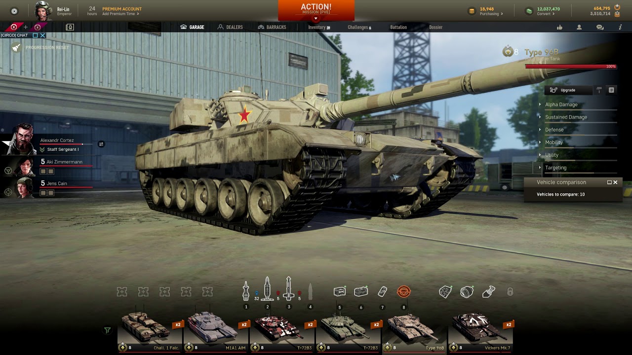 Armored Warfare Premium Tank Review: Type 96B!