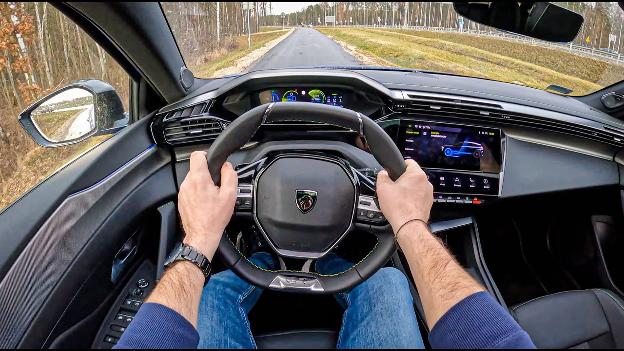 2022 NEW Peugeot 308 GT Pack [1.6 Hybrid 225 HP] | POV Test Drive #1037 Joe Black
