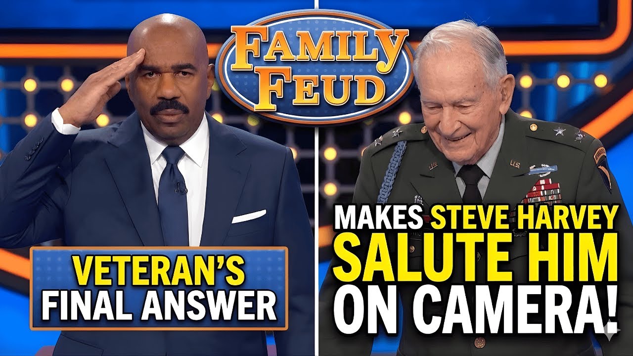 Veteran’s Final Answer Makes Steve Harvey Salute Him on Camera