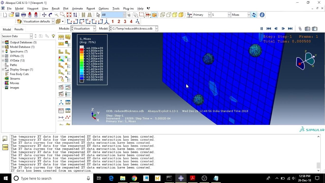 Simulation of Bullets hitting on plate in abaqus Tutorial