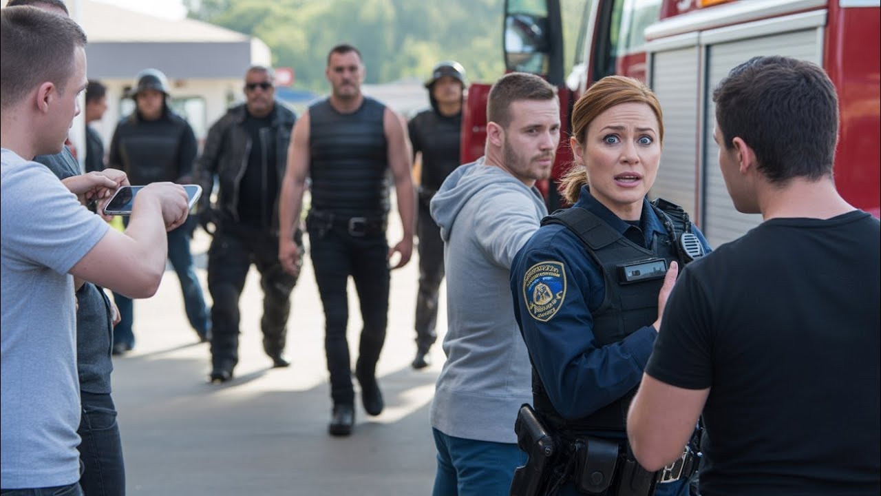 Thugs Attacked a Female Cop in the Dark Alley — Seconds Later, the Hells Angels Arrived