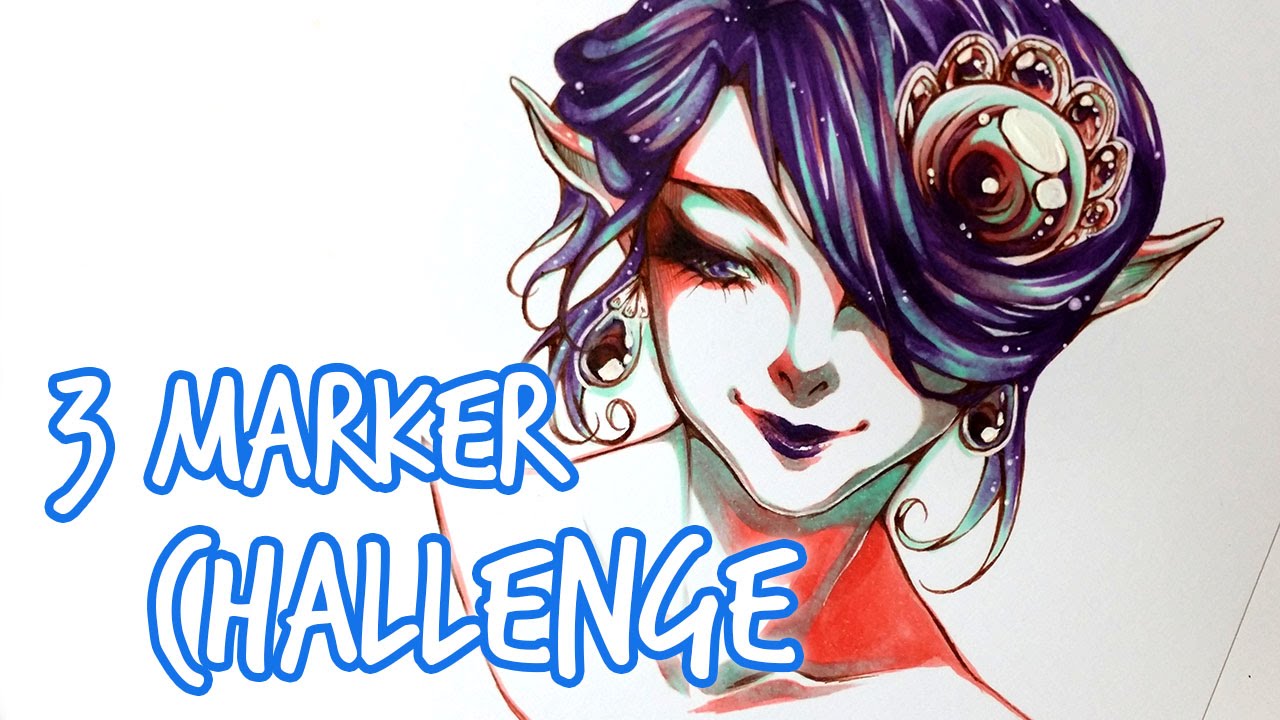 3 MARKER CHALLENGE!!!