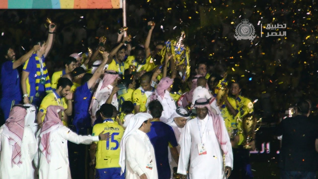 #تطبيق_النصر : النصر يعني النصر .. كل عام منتصر .. وجمهوره يغني معاه .. والله نحبك يانصر