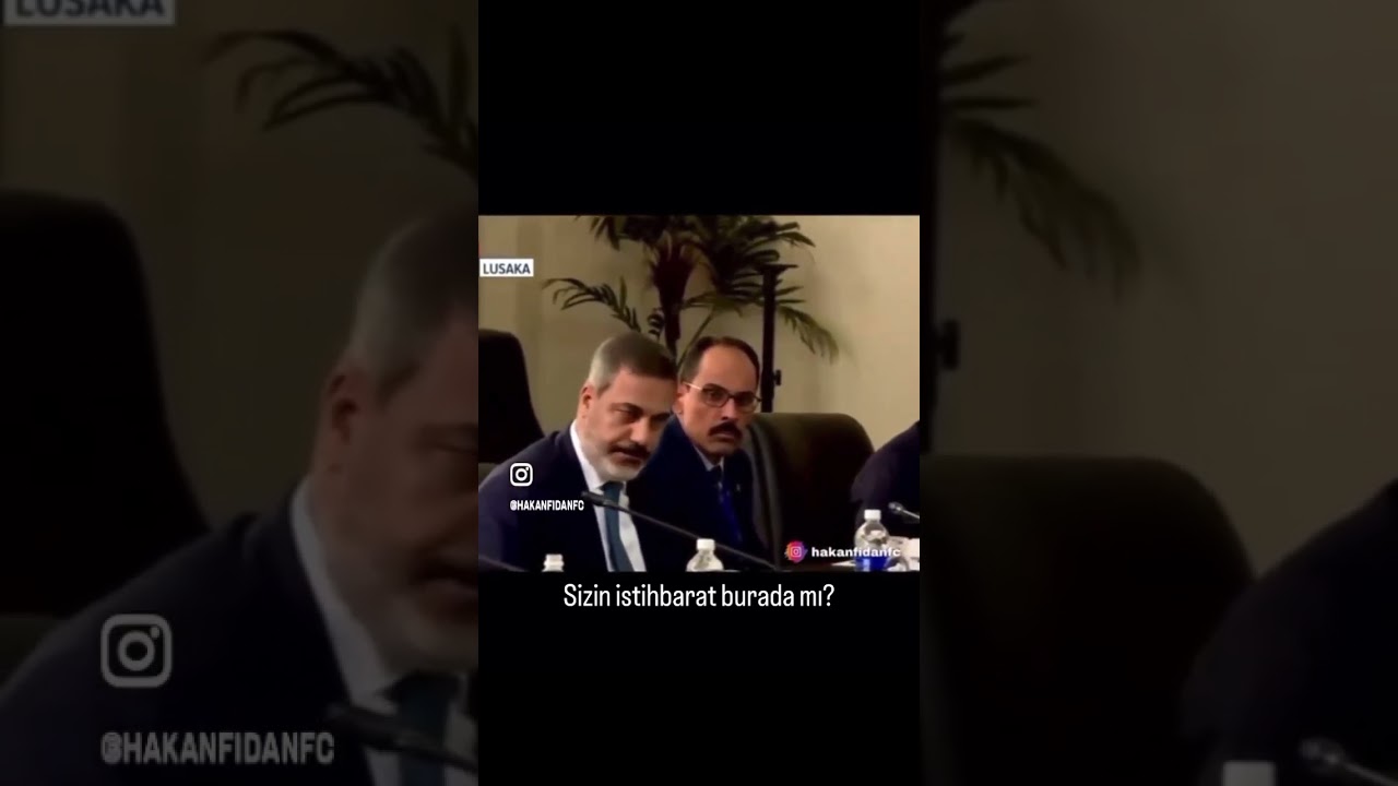 Sizin istihbarat burada mı? #hakanfidan #receptayyiperdoğan