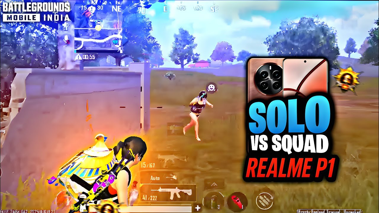 🔥 Solo Warrior DOMINATES Squad! ✅ REALME P1 📱 BGMI &  PUBG | @Gokugaming09 