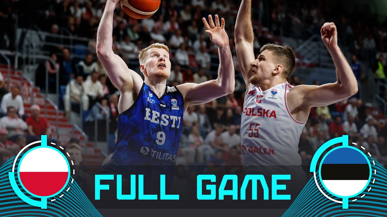 Poland v Estonia | Full Basketball Game | FIBA EuroBasket 2025 Qualifiers