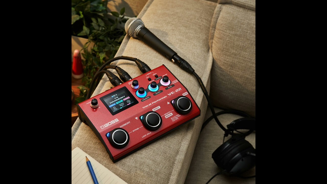 New Release: Boss Vocal Performer VE-22! #boss #new #2024 #microphone #preamp #effect #mic #shorts