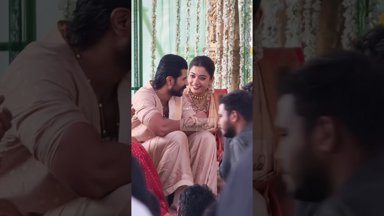Vd and rushie for SathyaNarayana Vratham ❤️ #rashmikamandanna #vijaydeverakonda #virosh #love #viral