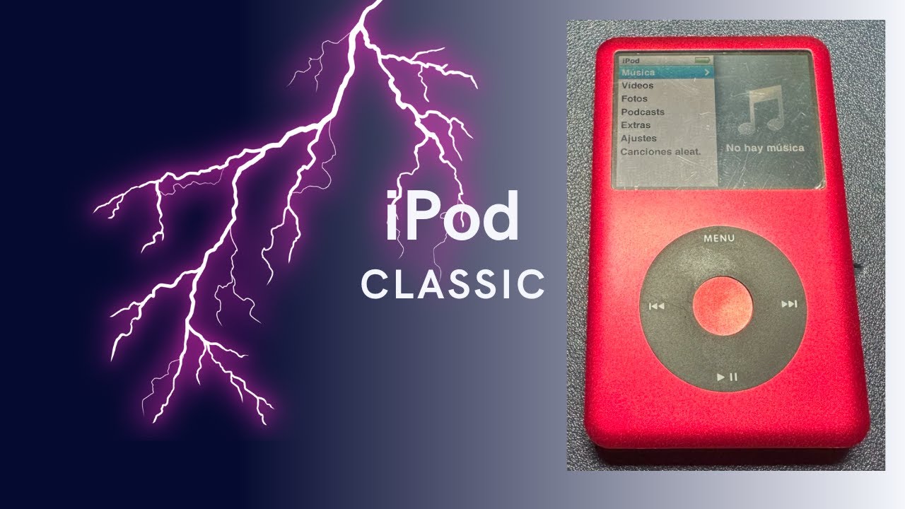 Armé un iPod Classic con piezas de AliExpress