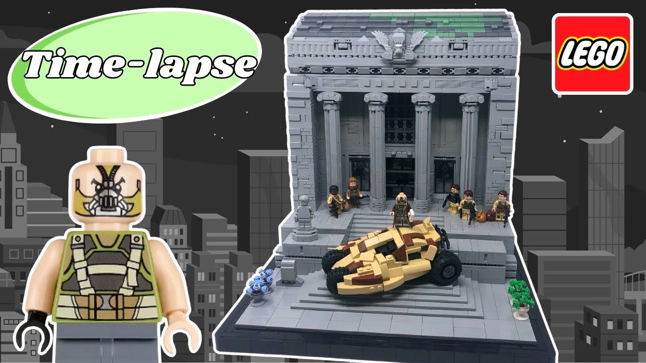 Dark Knight Rises LEGO Batman MOC Time-Lapse