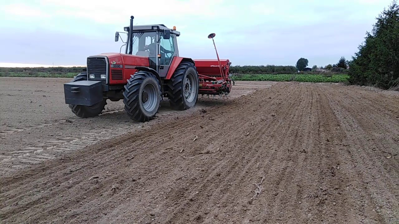 Siew Pszenicy 2019 Massey Ferguson 3690 Kverlenad Fiona 4M