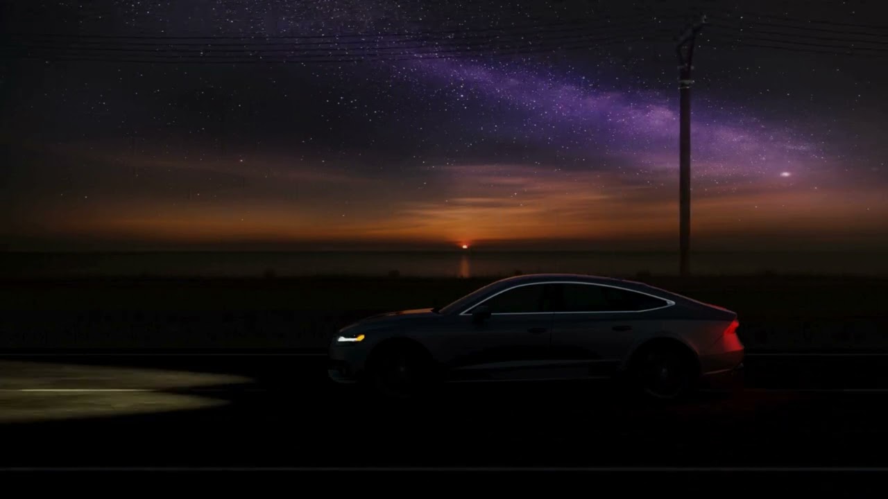 15 min Chill loop car music animation #chill #music #car #night #travel