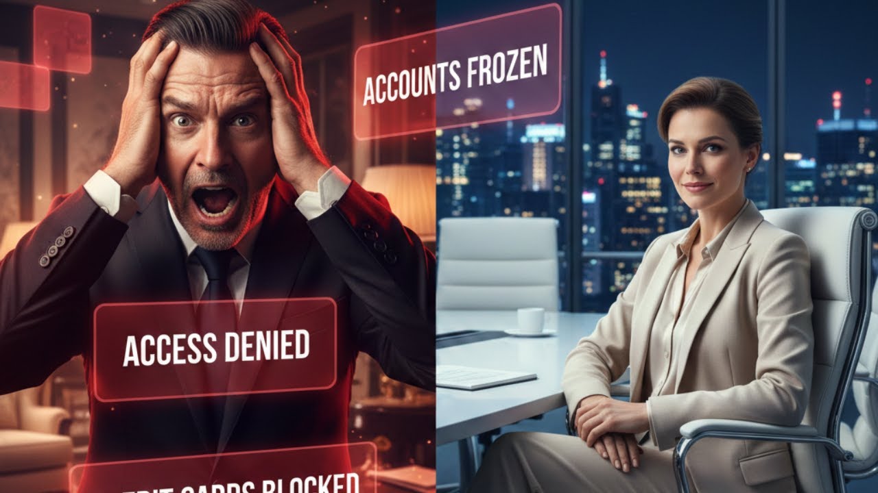 He Cut Off His Wife’s Credit Cards — Minutes Before She Took Over His Bank