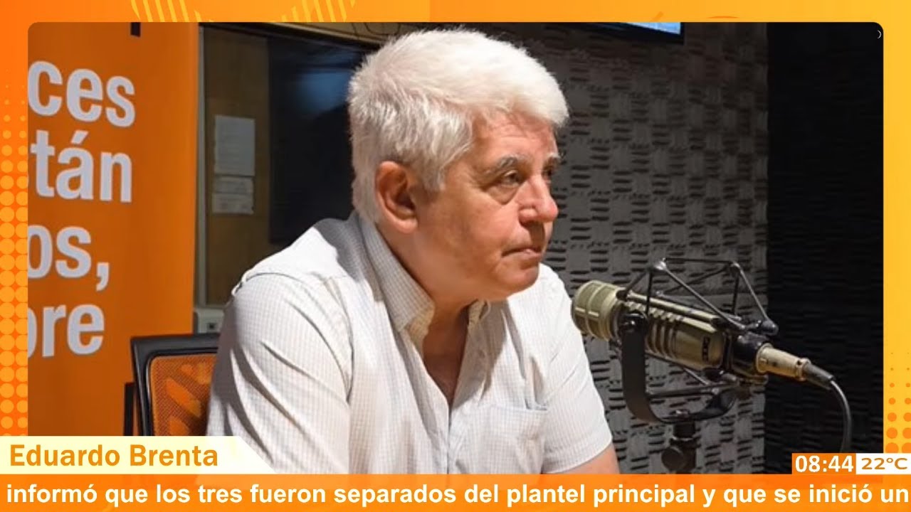 Eduardo Brenta, senador del Frente Amplio, en Informativo Sarandí