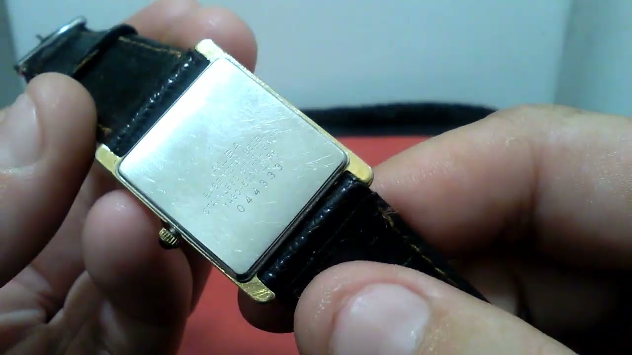Vintage Alba Tank Watch By Seiko