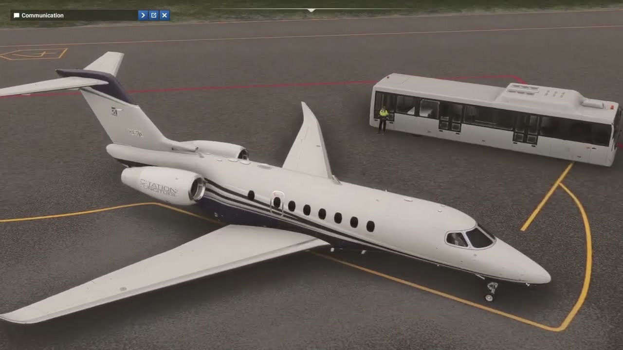 Flight Simulator 2024 | Short trip to LHBP | Cessna Citation Longitude