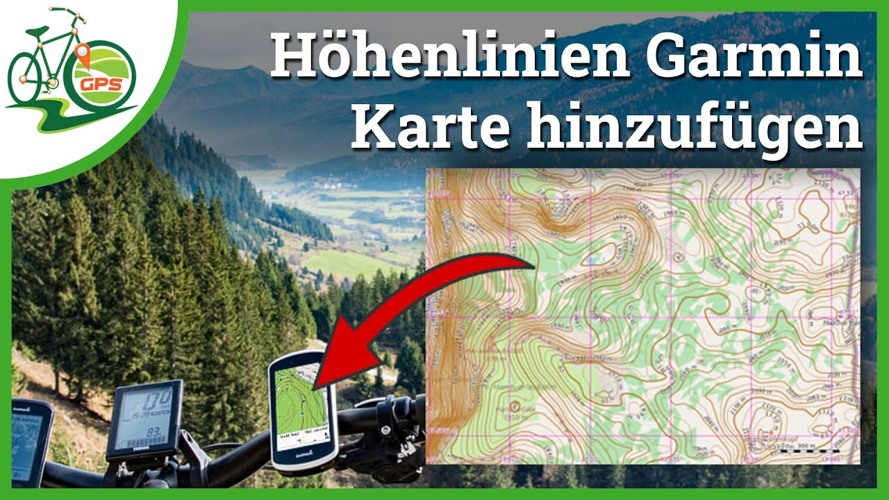 Garmin H&ouml;henlinien 🗻 Edge CycleMap 🗺 GPSmap eTrex TopoActive 🗺