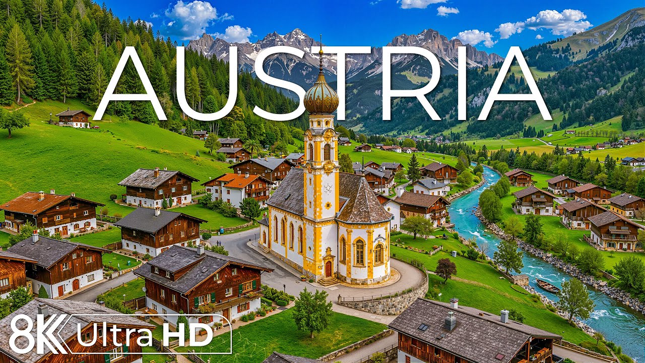 Austria 8K | Morning Light, Peaceful Valleys & The Eternal Calm of the Alps | Nature’s Wonder