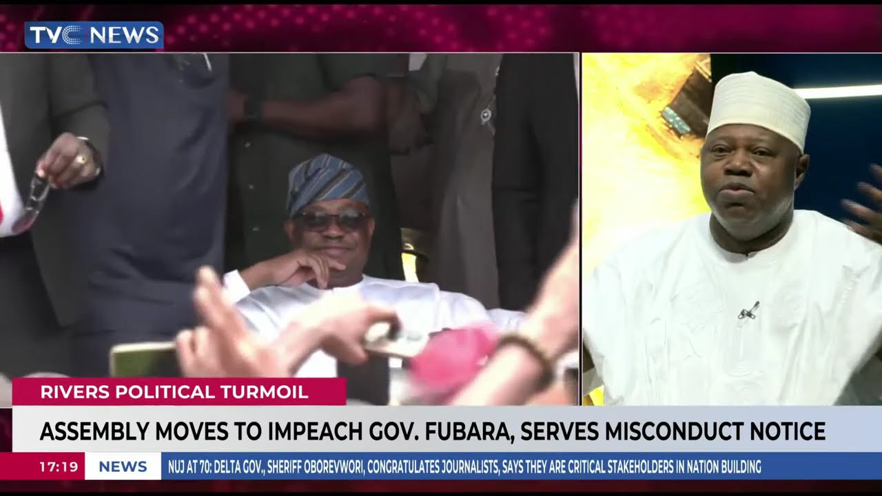 Rivers Political Turmoil: Assembly Moves To Impeach Gov. Fubara, Issues Misconduct Notice