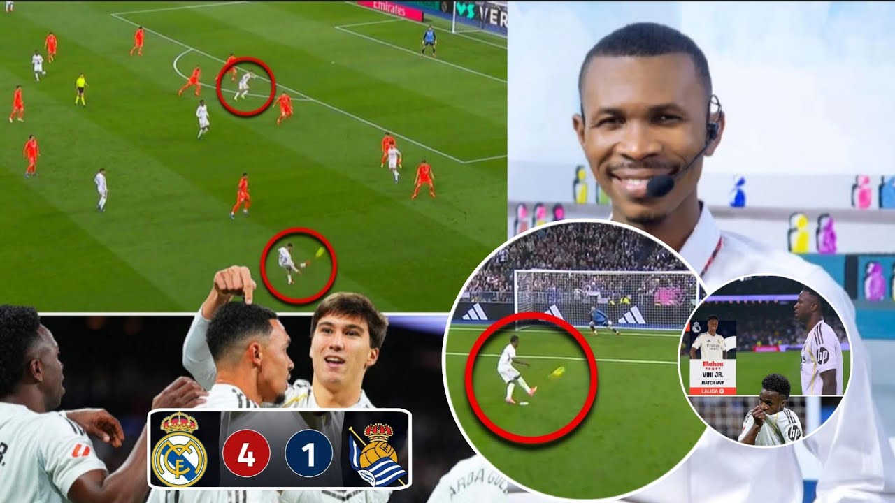 REAL MADRID 4-1 REAL SOCIEDAD VINICIUS BRIYE 💥LI MAKE YON DOUBLE & MVP, GONZALO BITÈ, VALVERDE BITÈ.
