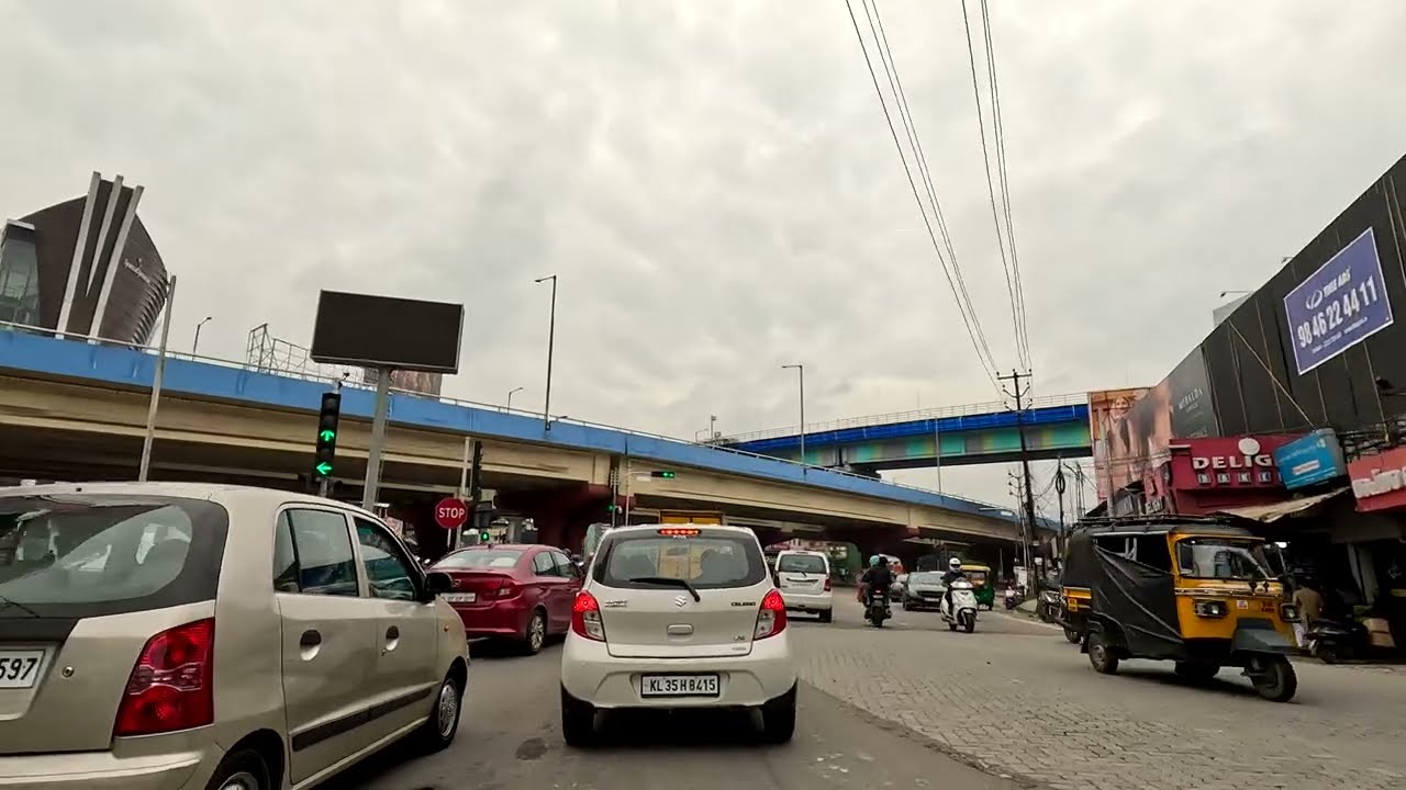 National Highway 66, Kochi, Kerala, India 🔥 Scenic Drive Vytilla -Edappally Road 🔥 4K - UHD - 60 FPS