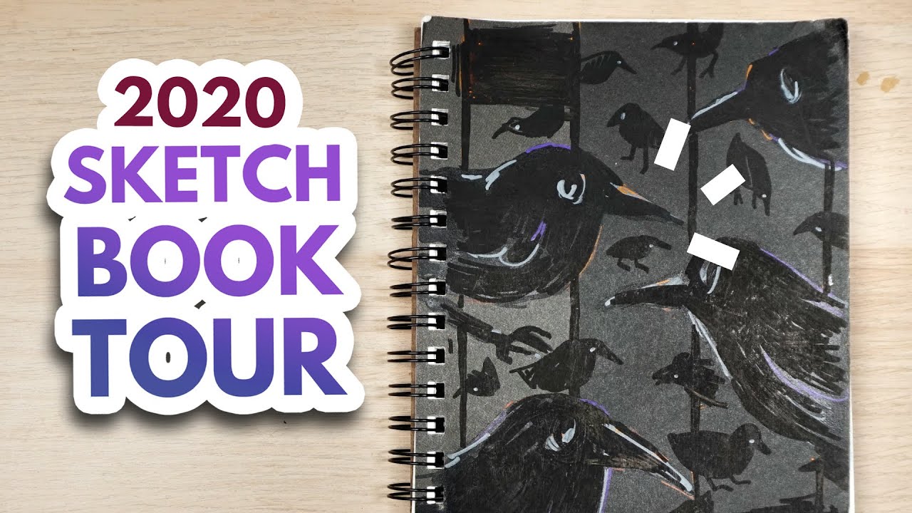 My First Sketchbook Tour of 2020!
