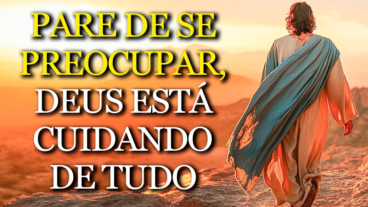 DEUS te diz hoje: DESCANSE, EU JÁ ESTOU RESOLVENDO o que você não consegue controlar
