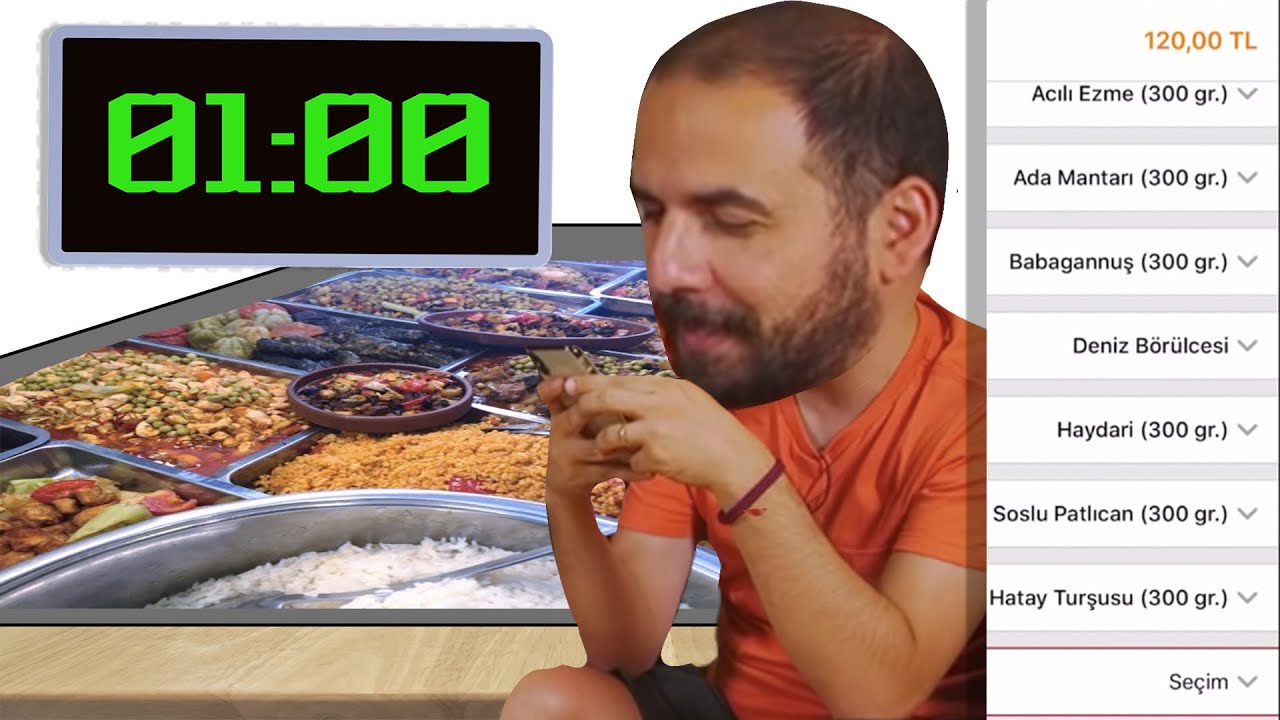 1 Dakikada En Pahalı Yemeği Kim Sipariş Edecek?