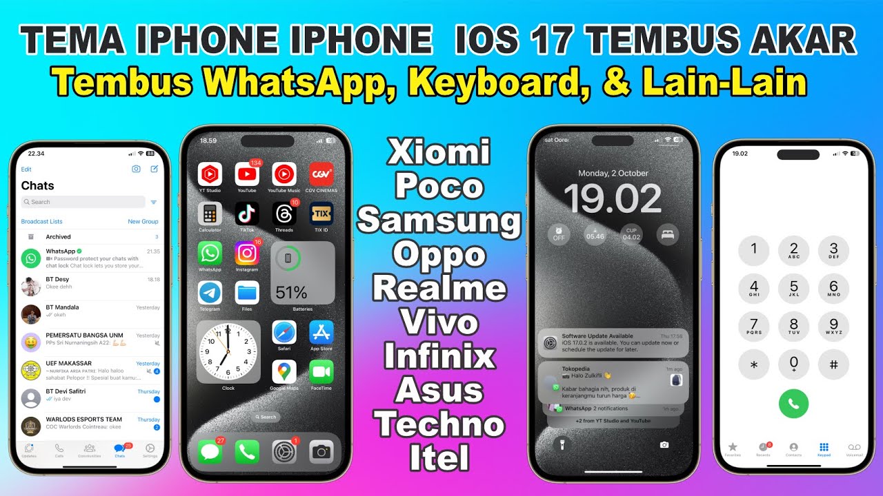 Как изменить внешний вид телефона Android на iPhone 15, прозрачный для всего ⚡ ТОЧНО