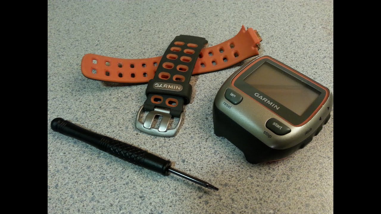 How to remove wristband GARMIN Forerunner 310XT