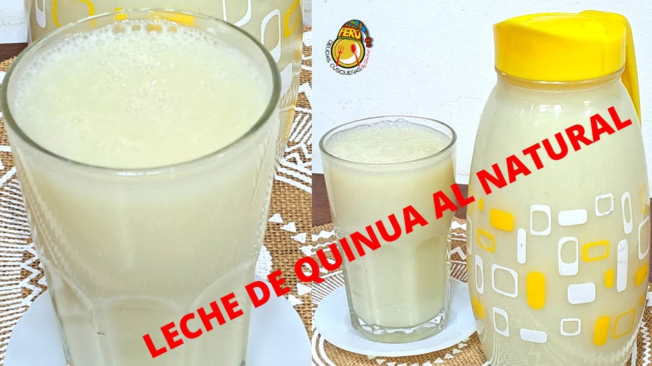 Leche de Quinua Casera /Nutritiva y Saludable/ Leches Vegetales/ cocina Peruana