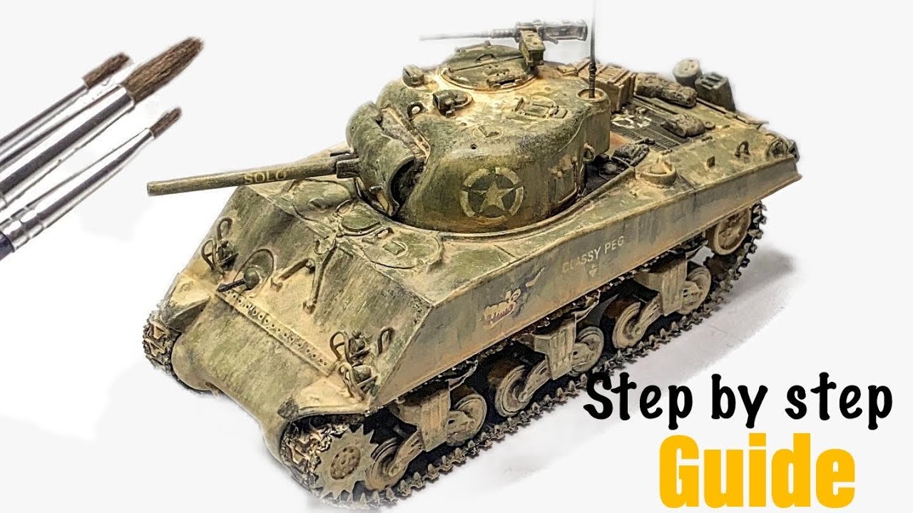 How to Brush Paint Scale Models (with Acrylics)