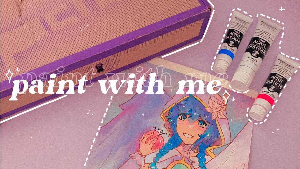 chill draw and paint with me / upcrate mystery subscription box 💓