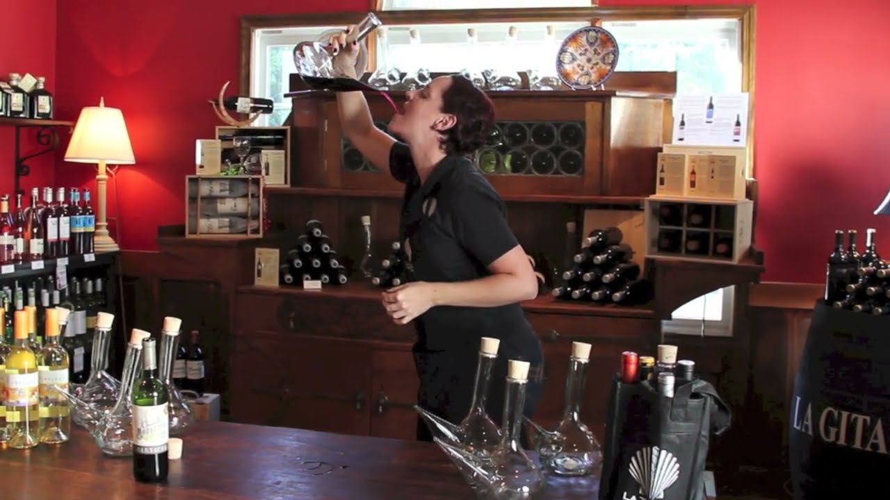 Spanish Porrón Wine Pitcher