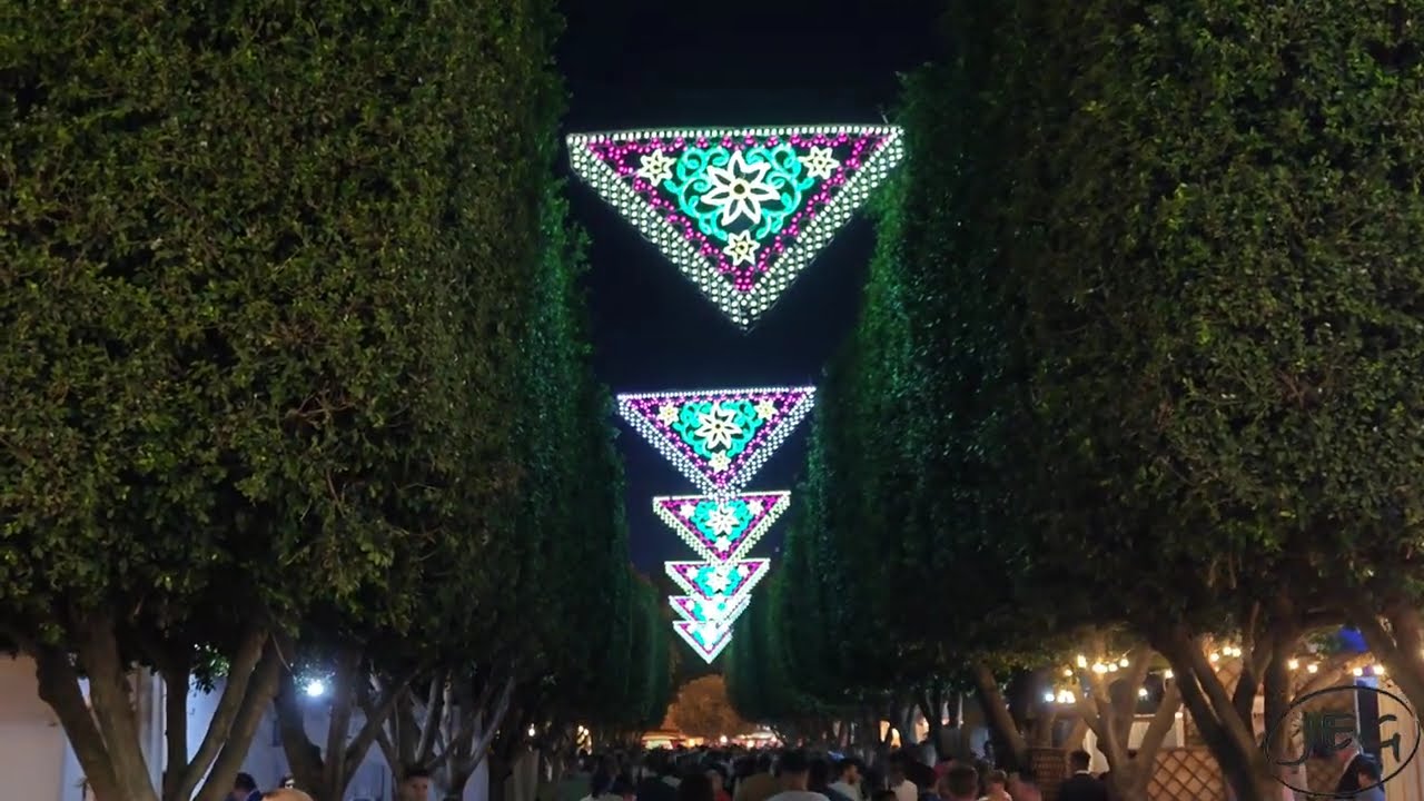 Cohetes y Alumbrado de la Feria del Caballo Jerez 2024