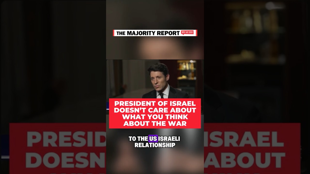 Israel's president doesn't care what you think